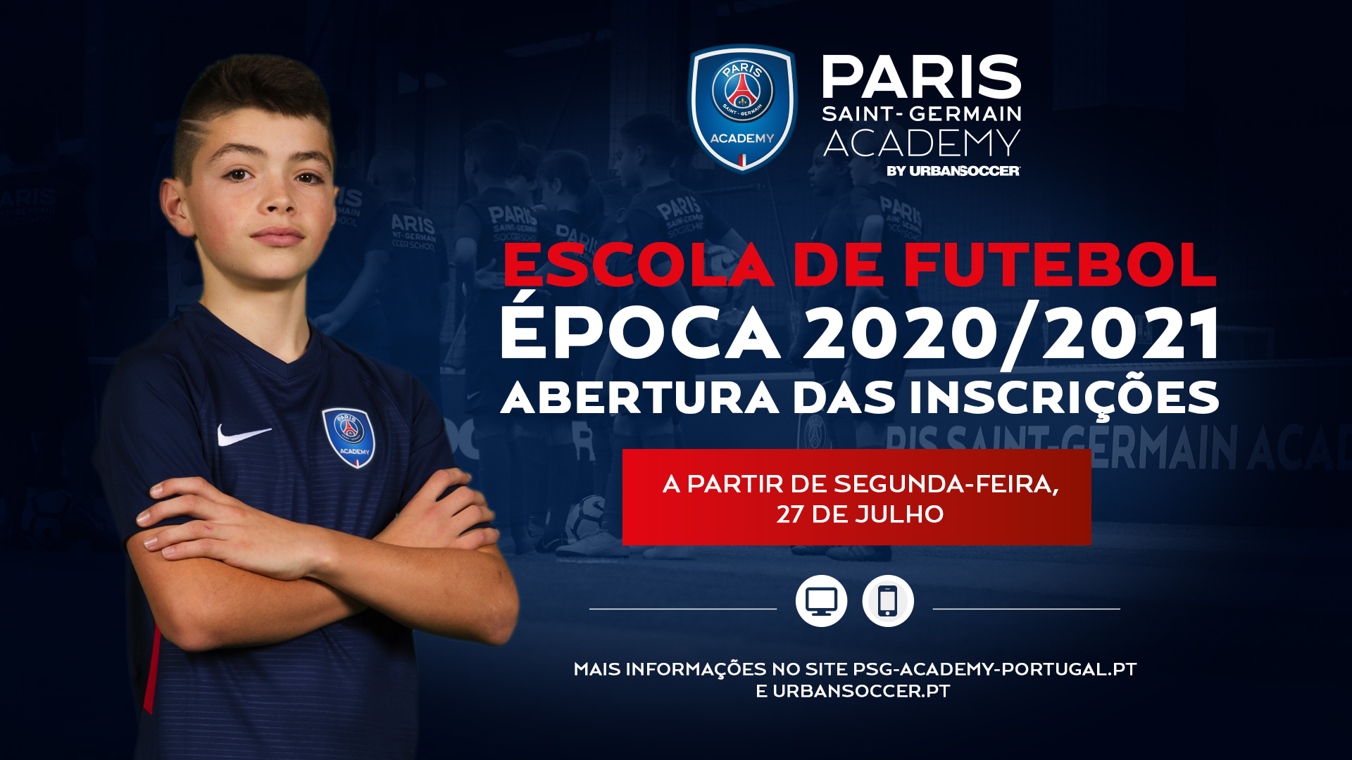 Inscrições para Escolinha de Futebol